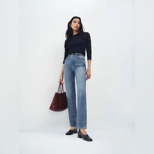 Reformation Cynthia High Rise Straight Jeans